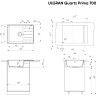 Кухонная мойка Ulgran Quartz Prima 700-06 (трюфель)