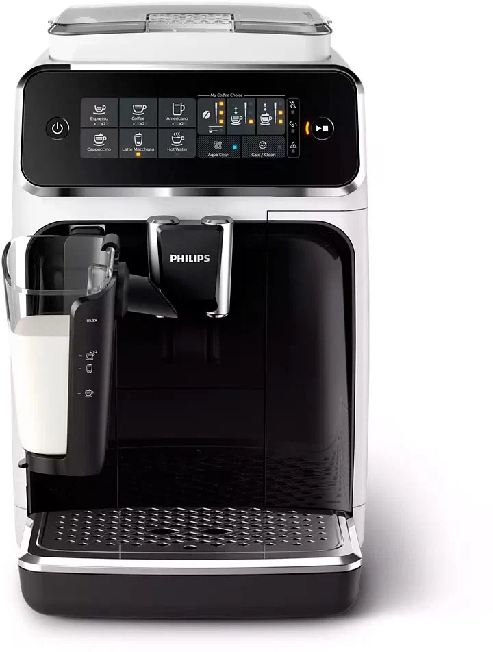 Кофемашина Philips EP3243/50 Series 3200 LatteGo, черный/белый