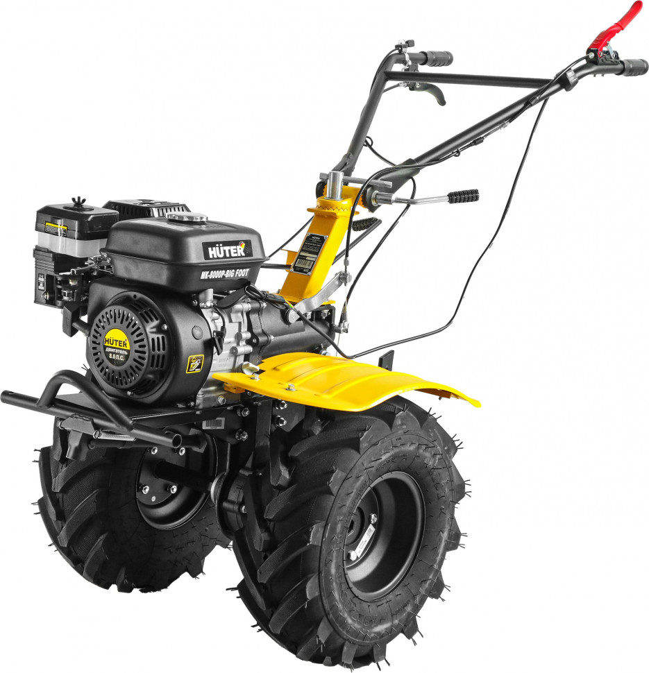 Мотоблок бензиновый Huter МК-8000P BIG FOOT бензиновый 8 л.с.