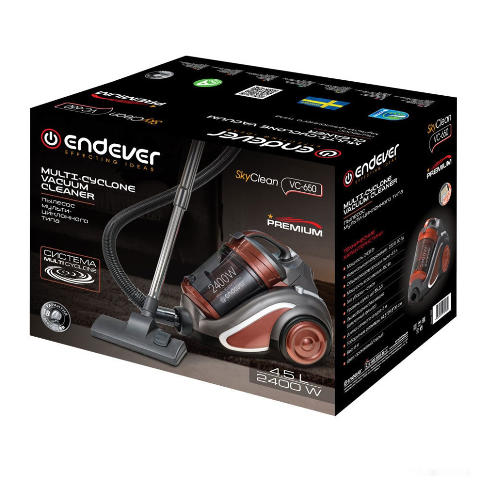 Пылесос Endever SkyClean VC-650