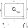 Кухонная мойка GranFest Urban GF-UR-658 (черный)