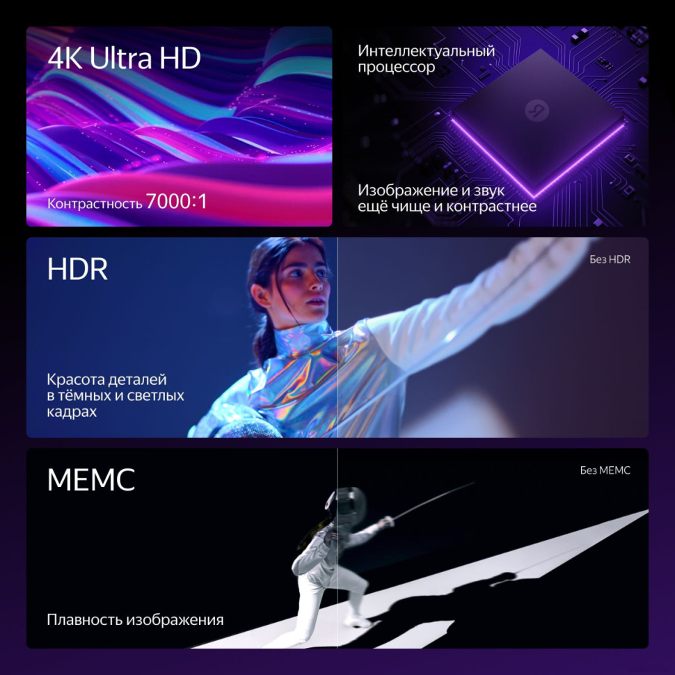 Телевизор Яндекс Станция с Алисой 50 YNDX-00092