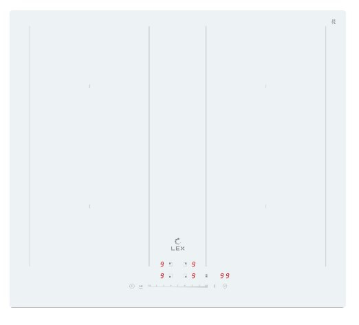 Варочная панель LEX EVI 641B WH