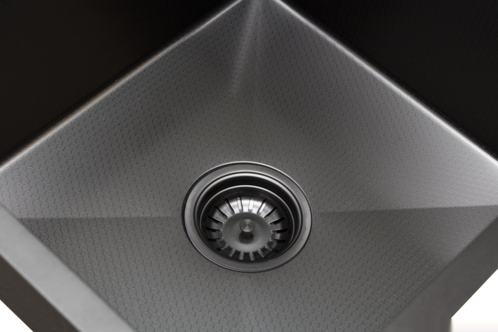 Кухонная мойка Blantek LS-5050HN Honeycomb Nano black