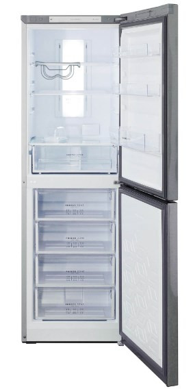 Холодильник с морозильником Бирюса M940NF