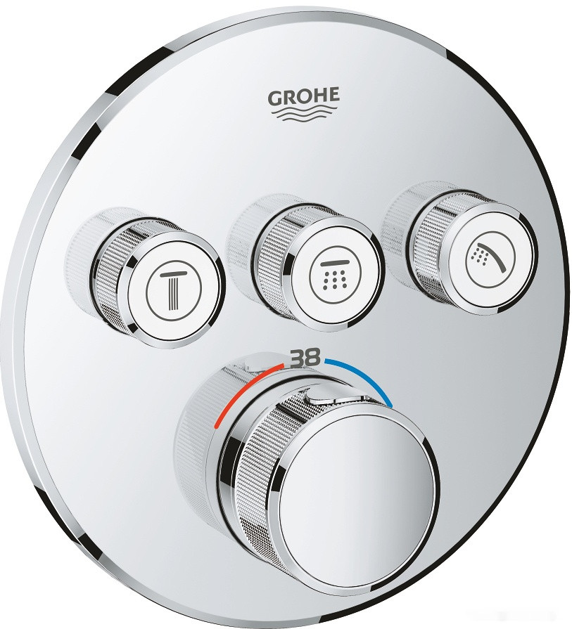 Смеситель Grohe Grohtherm SmartControl 29121000 (хром)