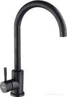 Кухонная мойка БелЭворс Flexi L + смеситель W4998-3-22 (черный)