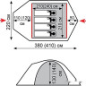 Палатка Tramp Mountain 4 v2 (зеленый)