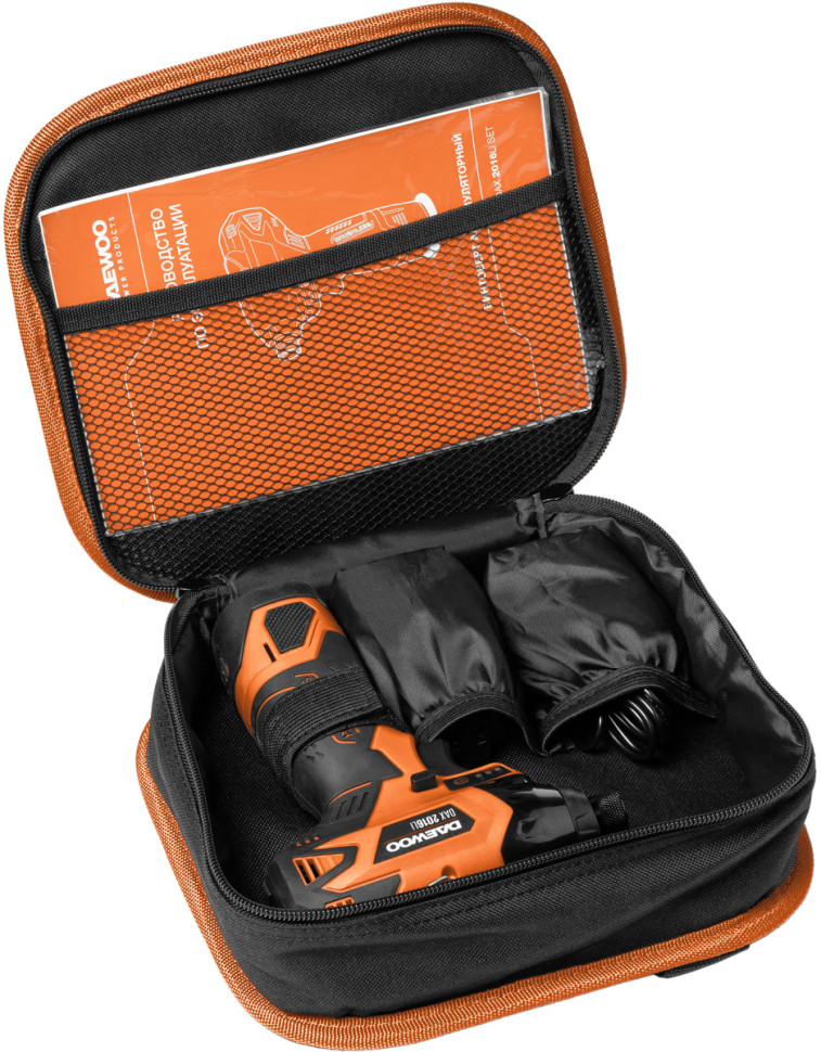 Винтоверт Daewoo Power DAX 2016Li Set (с 2-мя АКБ, сумка)