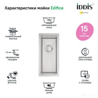 Кухонная мойка IDDIS Edifice EDI21S0i77