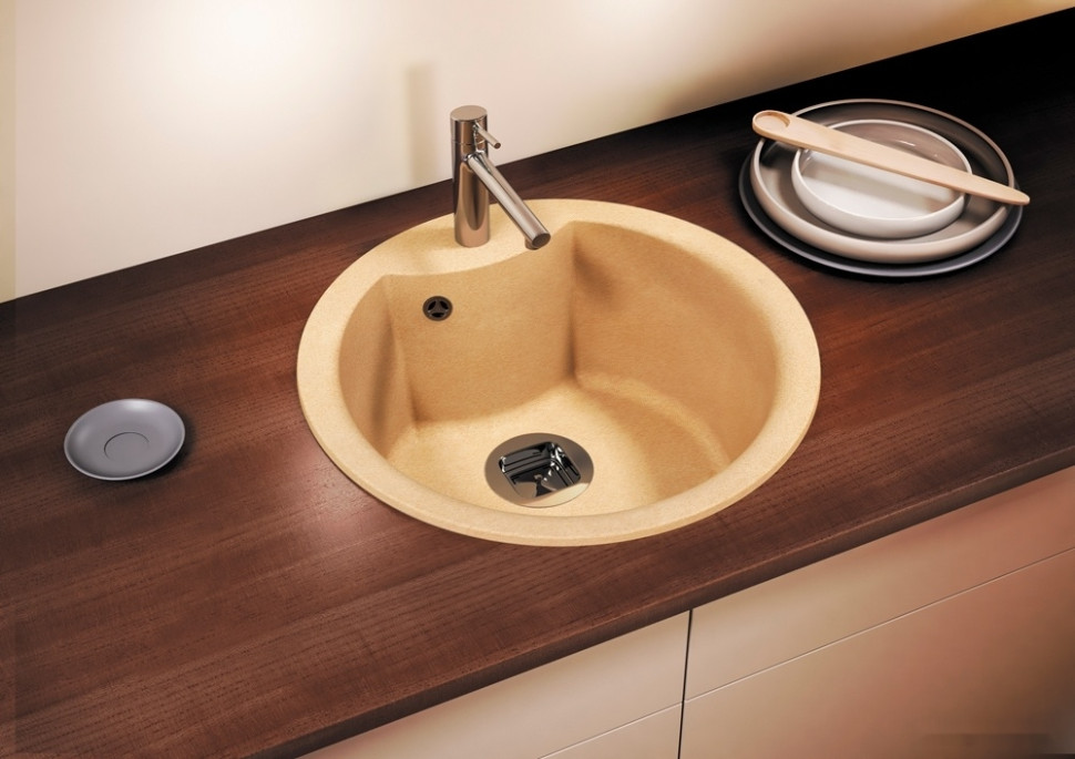 Кухонная мойка Tolero R-108E (серый)