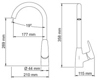 Смеситель Wasserkraft Vils 5607