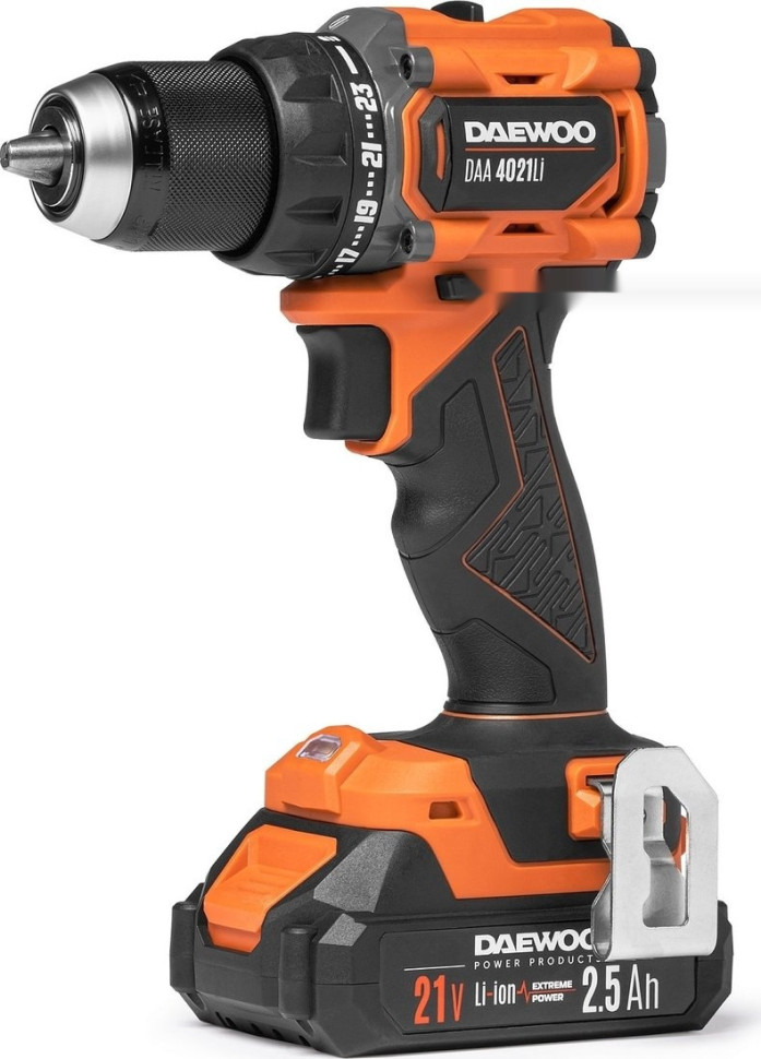Дрель-шуруповерт Daewoo Power DAA 4021Li Set Box (с 2-мя АКБ, кейс)