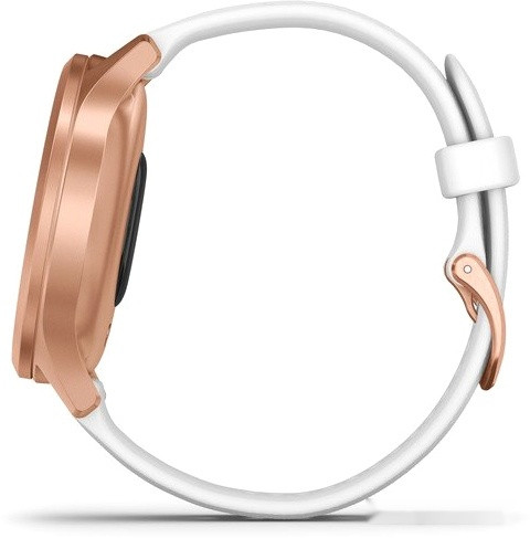 Гибридные умные часы Garmin Vivomove Style (розовое золото/белый)