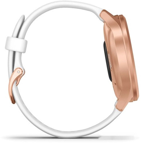 Гибридные умные часы Garmin Vivomove Style (розовое золото/белый)