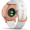 Гибридные умные часы Garmin Vivomove Style (розовое золото/белый)