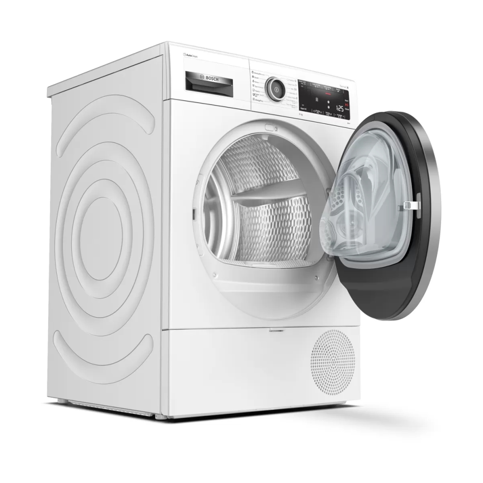 Сушильная машина Bosch WTX87M90BY, 9 кг серия 8, белый