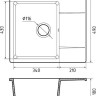 Кухонная мойка GranFest Urban GF-UR-258L (серый)