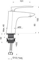 Смеситель Rubineta Aero-18