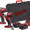 Milwaukee M18 BPP2D-402C 4933447126 (шуруповерт, винтоверт, 2 АКБ, кейс)
