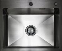 Кухонная мойка Blantek LS-5848B Nano black