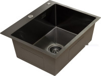 Кухонная мойка Blantek LS-5848B Nano black