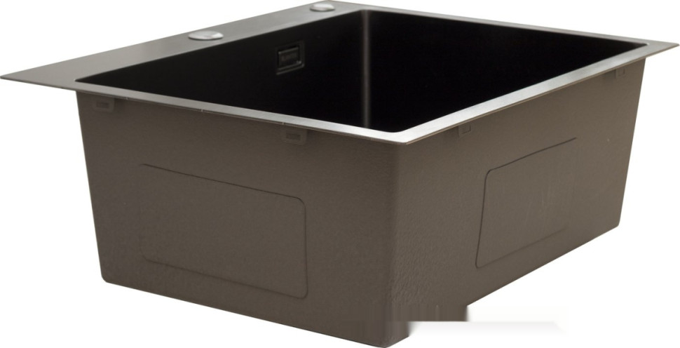 Кухонная мойка Blantek LS-5848B Nano black