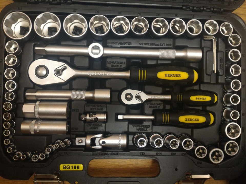 Набор инструментов Berger BG108-1214