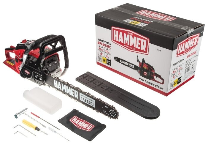 Цепная бензиновая пила Hammer BPL4518C