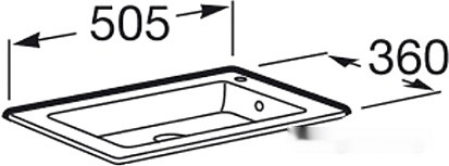 Умывальник Roca Debba Unik 32799J00Y