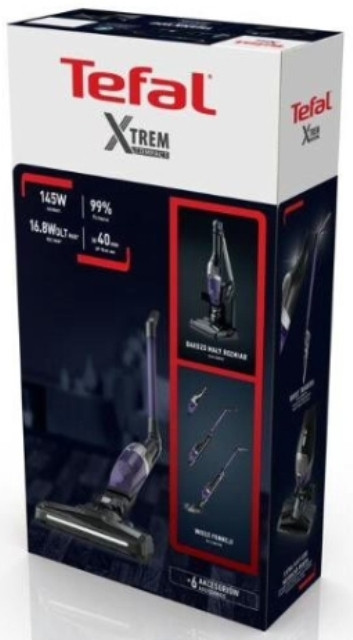 Вертикальный пылесос Tefal Xtrem Compact Essential