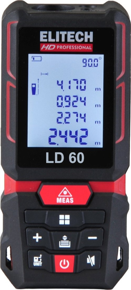 Лазерный дальномер Elitech LD 60