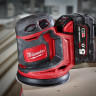 Шлифовальная машина Milwaukee M18 BOS125-502B 4933464229 (с 2-мя АКБ, сумка)