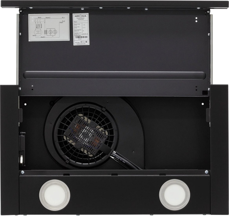 Вытяжка Krona Kamilla MV 500 КА-00008832 (черный)