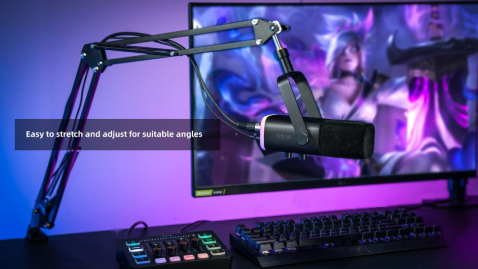 Проводной микрофон FIFINE AM8T (черный)