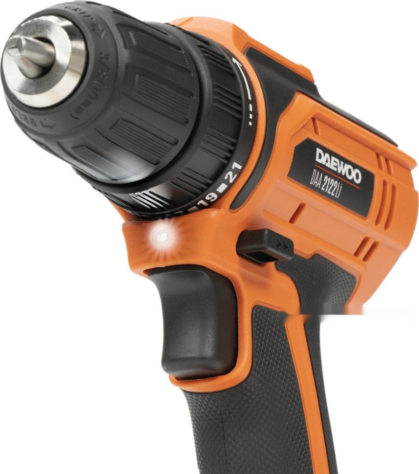Дрель-шуруповерт Daewoo Power DAA 2122Li Set (с 2-мя АКБ, кейс)