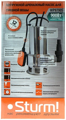 Дренажный насос Sturm! WP9790S
