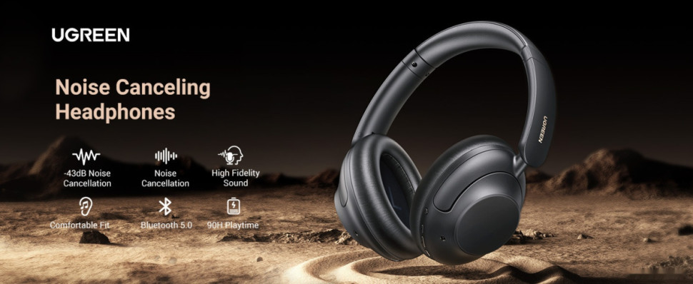 Наушники Ugreen HiTune Max 5 (черный)