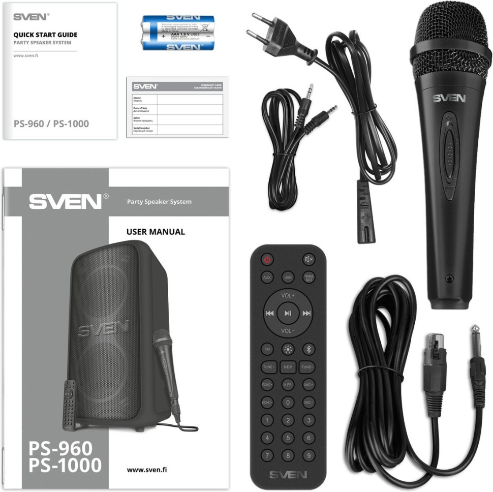 Портативная акустика Sven PS-960