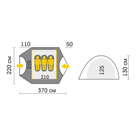 Палатка Talberg Malm Pro 3