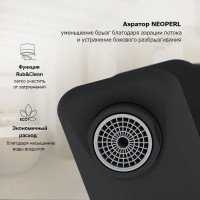 Смеситель Am.Pm F88A10022 (черный)