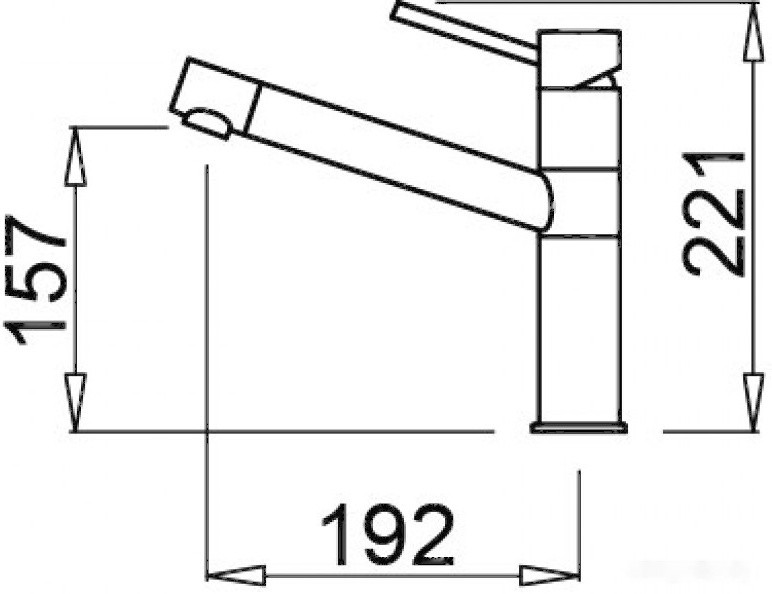 Смеситель Elleci Sava G59 Antracite