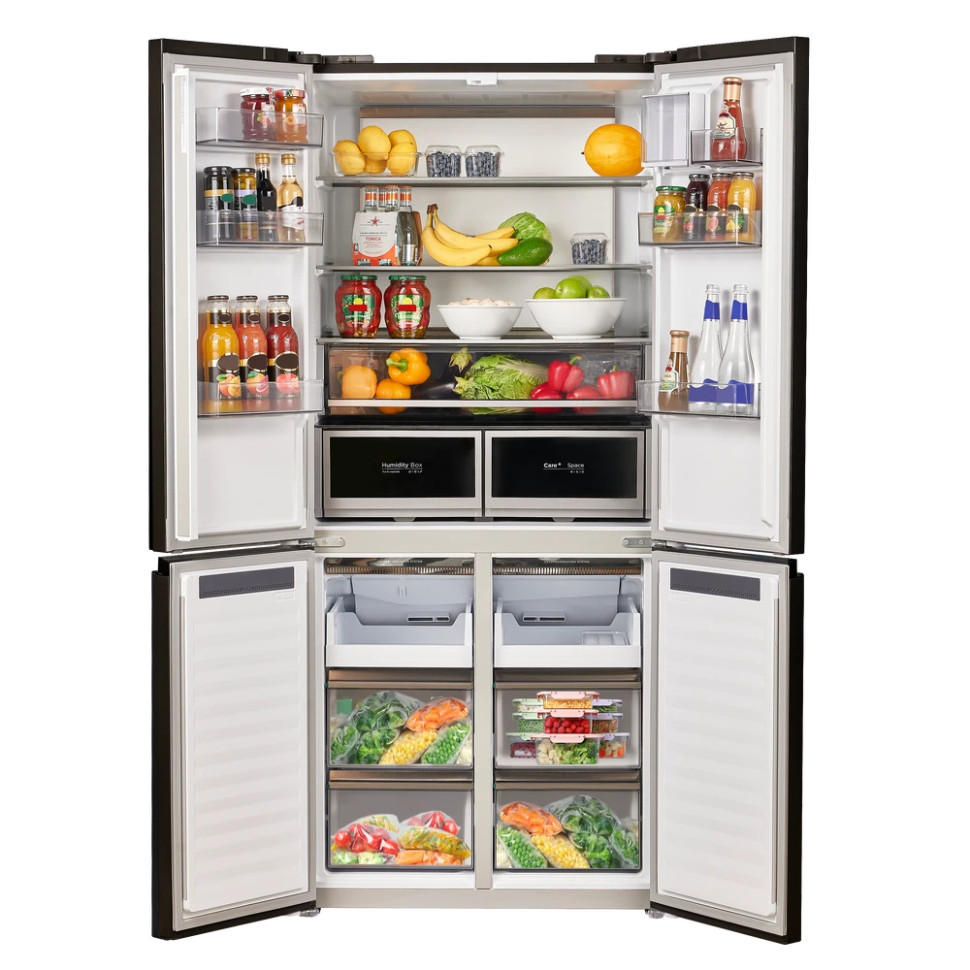 Четырёхдверный холодильник Maunfeld MFF190NFDBG