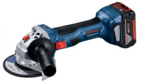 Угловая шлифмашина Bosch GWS 180-LI Professional 06019H9021 (с 2-мя АКБ, кейс)