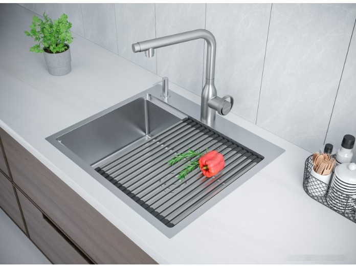 Кухонная мойка Paulmark PM705951-BS