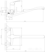 Смеситель Rossinka Silvermix A35-34