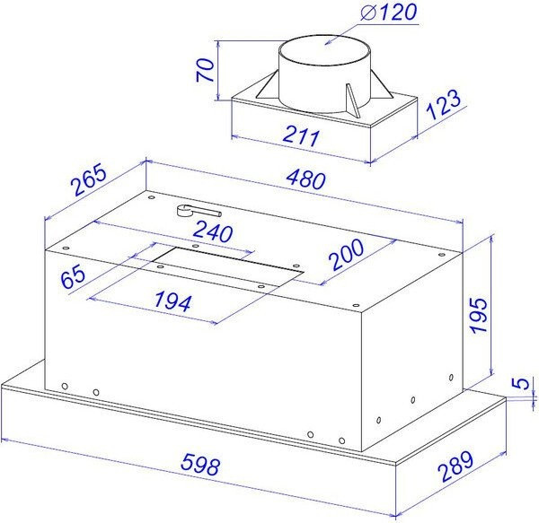 Вытяжка Zorg Santa 1060 60 S (белый)