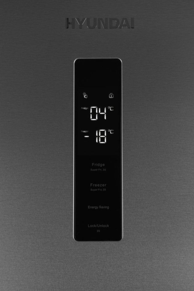 Холодильник Hyundai CC35083F (нержавеющая сталь)