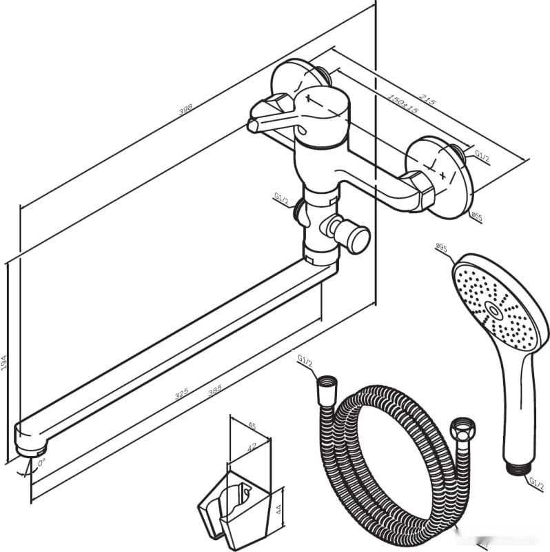 Смеситель Am.Pm X-Joy S F85B90100