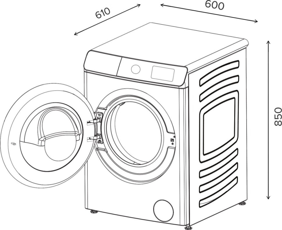Стиральная машина LEX LWM12812WID